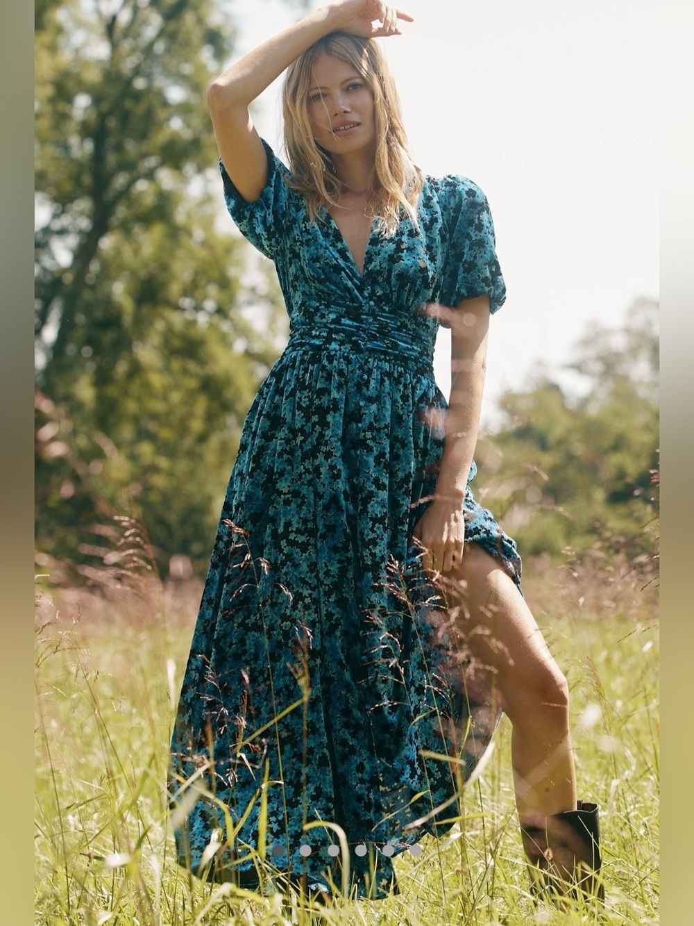 Anthropologie The Katerina button front : velvet edition - Picture 4 of 11